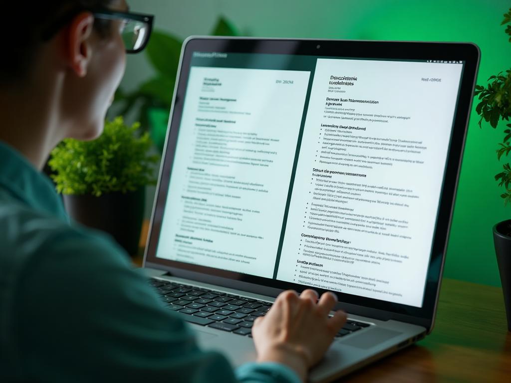 Amélioration de CV avec suggestions et score de correspondance